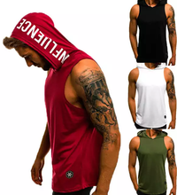 Load image into Gallery viewer, Men&#39;s Sleeveless Hoodie
