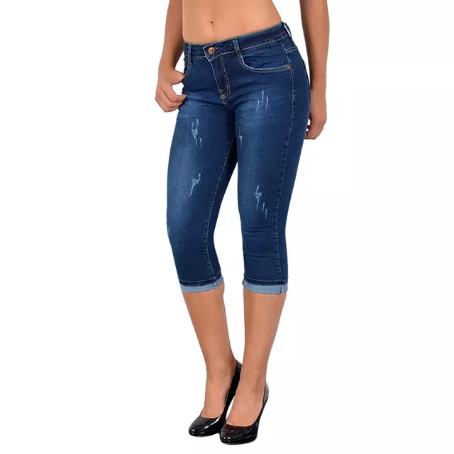 Women's Denim Capri Pants