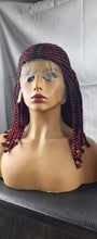 Load image into Gallery viewer, Box Braide Lace Front Wigs with Beads
