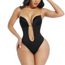 Load image into Gallery viewer, Deep V Thong Bodysuit
