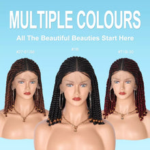 Load image into Gallery viewer, Box Braide Lace Front Wigs with Beads
