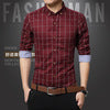 Load image into Gallery viewer, Men Slim Fit Long Sleeve Shirt
