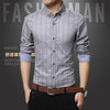 Load image into Gallery viewer, Men Slim Fit Long Sleeve Shirt
