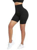 Load image into Gallery viewer, High Rise 3 Rows Hooks Neoprene Waist Trainer Shorts For Training
