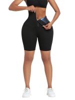 Load image into Gallery viewer, High Rise 3 Rows Hooks Neoprene Waist Trainer Shorts For Training
