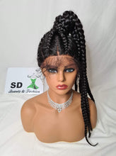 Load image into Gallery viewer, Japanese fibre Box Braided Wigs, Top Quality with Baby Hair
