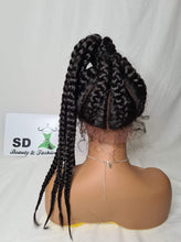 Load image into Gallery viewer, Japanese fibre Box Braided Wigs, Top Quality with Baby Hair
