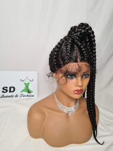 Load image into Gallery viewer, Japanese fibre Box Braided Wigs, Top Quality with Baby Hair
